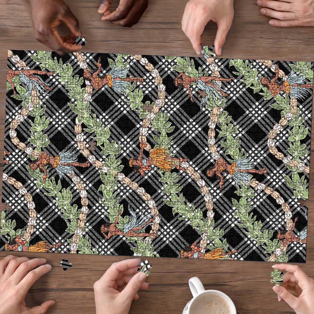 Sable Palaka Hula Girls Seamless Hawaii Aloha Puzzle LT7 - Polynesian Pride