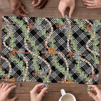 Sable Palaka Hula Girls Seamless Hawaii Aloha Puzzle LT7 - Polynesian Pride