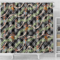 Sable Palaka Hula Girls Seamless Hawaii Aloha Shower Curtain - Polynesian Pride