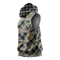 Sable Palaka Hula Girls Seamless Hawaii Aloha Sleeveless Hoodie - Polynesian Pride