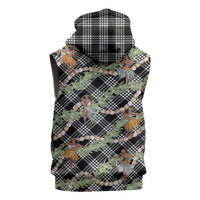 Sable Palaka Hula Girls Seamless Hawaii Aloha Sleeveless Zip Hoodie - Polynesian Pride