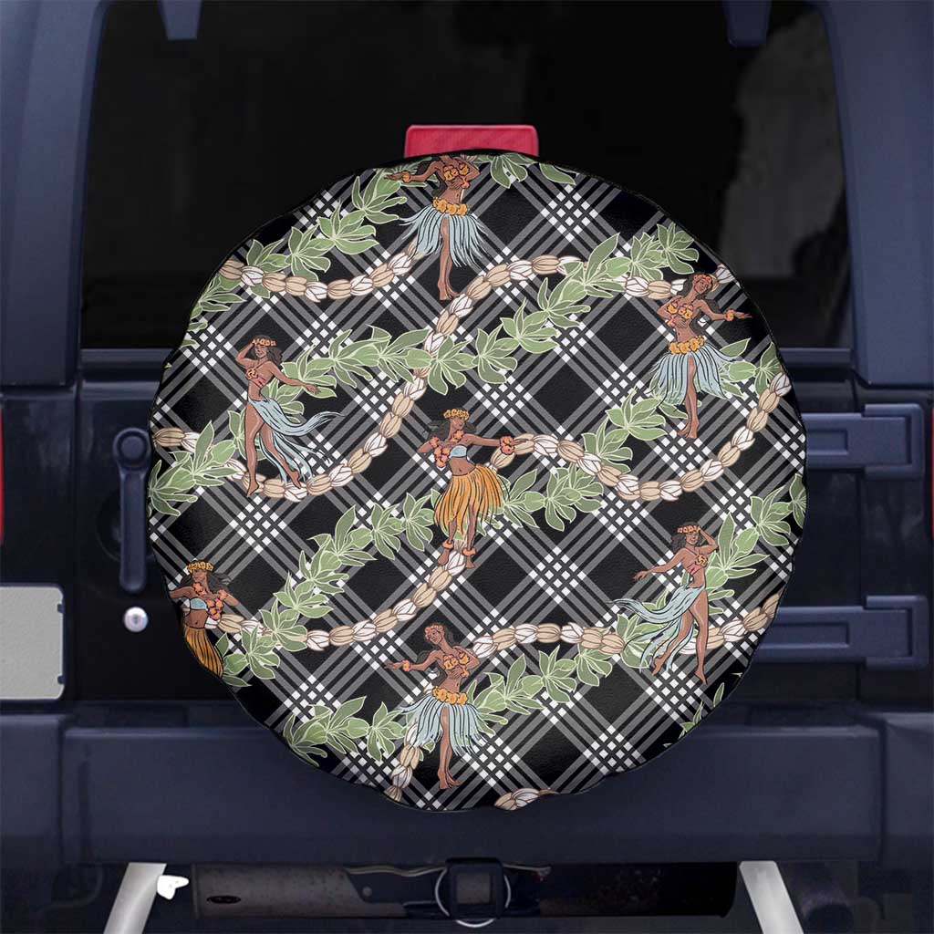 Sable Palaka Hula Girls Seamless Hawaii Aloha Spare Tire Cover - Polynesian Pride