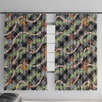 Sable Palaka Hula Girls Seamless Hawaii Aloha Window Curtain - Polynesian Pride
