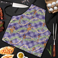 Lavender Palaka Hula Girls Seamless Hawaii Aloha Apron LT7 Lavender - Polynesian Pride