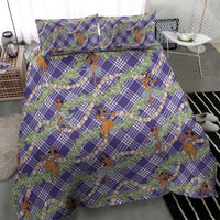 Lavender Palaka Hula Girls Seamless Hawaii Aloha Bedding Set - Polynesian Pride