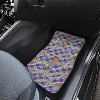 Lavender Palaka Hula Girls Seamless Hawaii Aloha Car Mats - Polynesian Pride