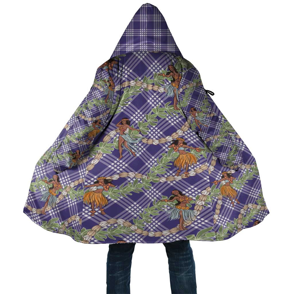 Lavender Palaka Hula Girls Seamless Hawaii Aloha Cloak LT7 Unisex Lavender - Polynesian Pride