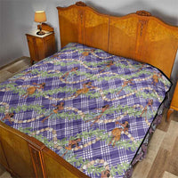 Lavender Palaka Hula Girls Seamless Hawaii Aloha Quilt - Polynesian Pride