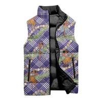 Lavender Palaka Hula Girls Seamless Hawaii Aloha Sleeveless Puffer Jacket LT7 - Polynesian Pride