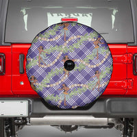Lavender Palaka Hula Girls Seamless Hawaii Aloha Spare Tire Cover - Polynesian Pride