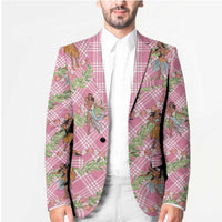 Lokelani Pink Palaka Hula Girls Seamless Hawaii Aloha Blazer - Polynesian Pride