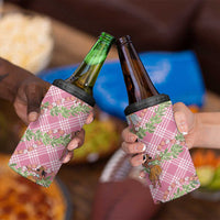Lokelani Pink Palaka Hula Girls Seamless Hawaii Aloha 4 in 1 Can Cooler Tumbler LT7 - Polynesian Pride
