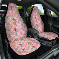 Lokelani Pink Palaka Hula Girls Seamless Hawaii Aloha Car Seat Cover LT7 One Size Pink - Polynesian Pride