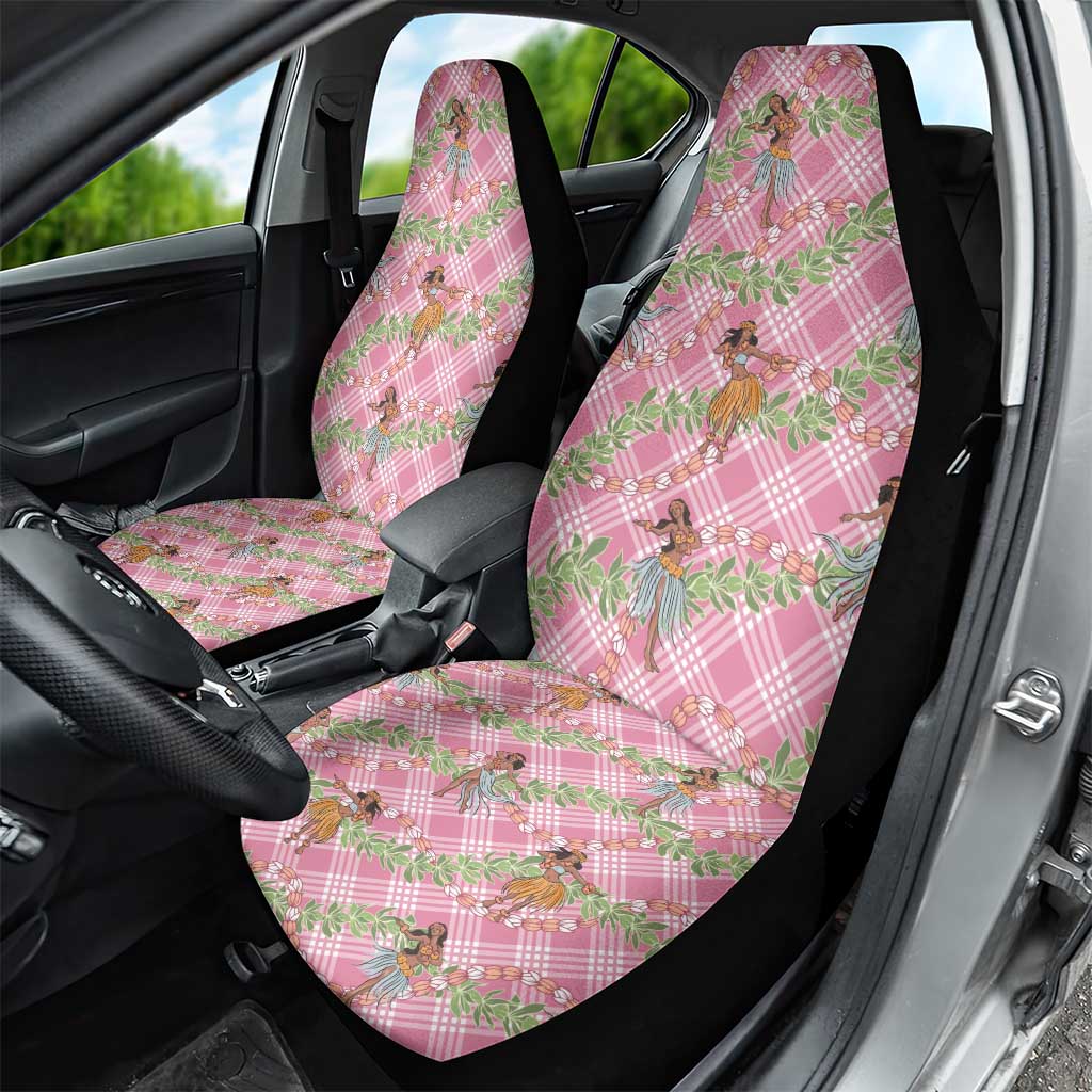 Lokelani Pink Palaka Hula Girls Seamless Hawaii Aloha Car Seat Cover LT7 - Polynesian Pride