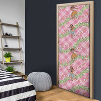 Lokelani Pink Palaka Hula Girls Seamless Hawaii Aloha Door Cover LT7 - Polynesian Pride