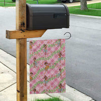 Lokelani Pink Palaka Hula Girls Seamless Hawaii Aloha Garden Flag - Polynesian Pride