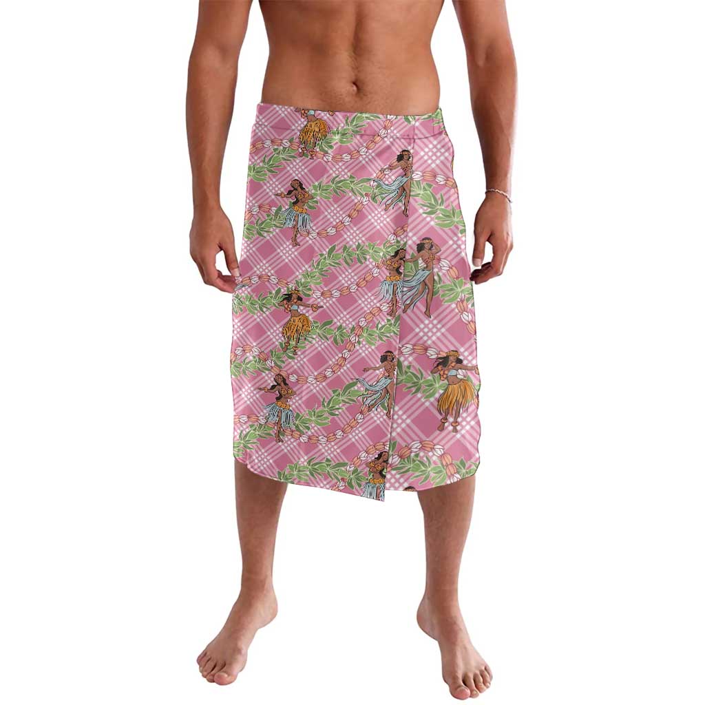 Lokelani Pink Palaka Hula Girls Seamless Hawaii Aloha Lavalava - Polynesian Pride