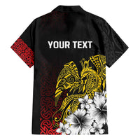 Personalized Papua New Guinea 50th Independence Anniversary Family Matching Tank Maxi Dress and Hawaiian Shirt Oro Tapa Mix Plumeria LT7 - Polynesian Pride