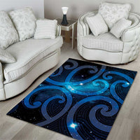 New Zealand Maori Matariki Area Rug Galaxy Kowhaiwhai