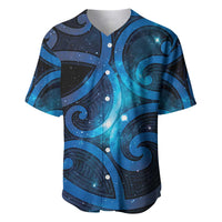 New Zealand Maori Matariki Baseball Jersey Galaxy Kowhaiwhai LT7 Galaxy - Polynesian Pride