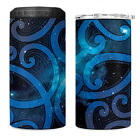 New Zealand Maori Matariki 4 in 1 Can Cooler Tumbler Galaxy Kowhaiwhai LT7 One Size: 16 oz Galaxy - Polynesian Pride