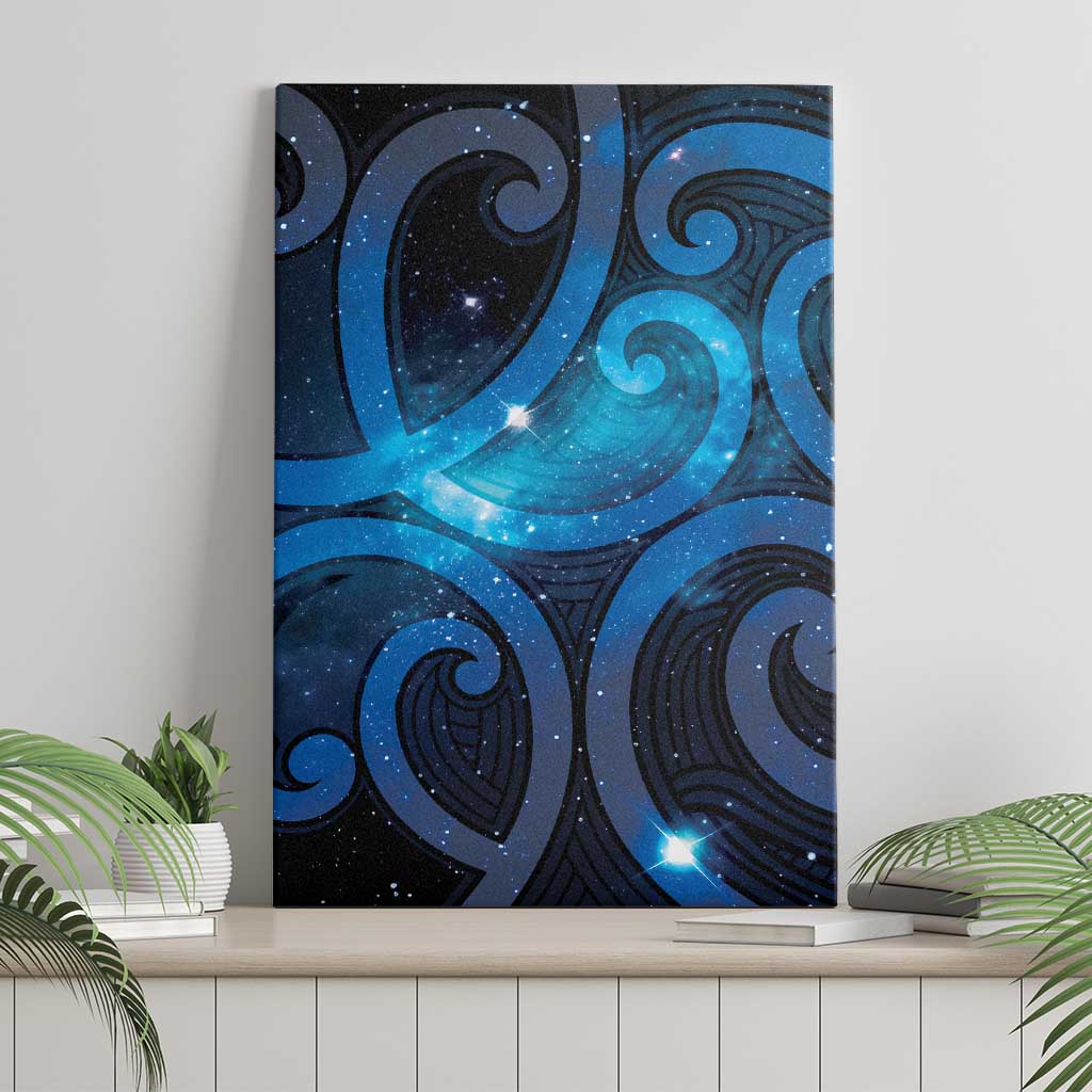 New Zealand Maori Matariki Canvas Wall Art Galaxy Kowhaiwhai