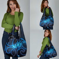 New Zealand Maori Matariki Grocery Bag Galaxy Kowhaiwhai