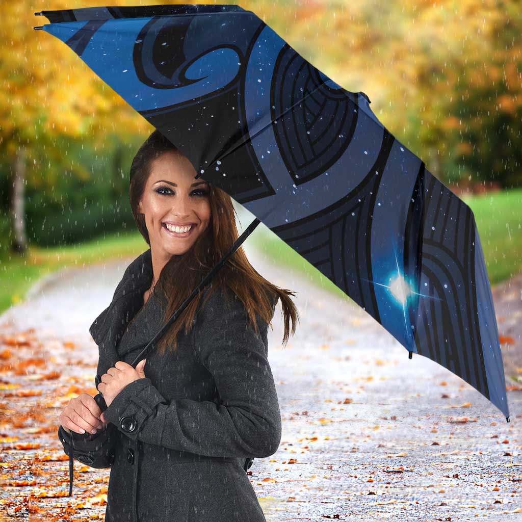 New Zealand Maori Matariki Umbrella Galaxy Kowhaiwhai