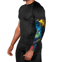 Tui Bird New Zealand Starry Sky Arm Sleeves Maori Koru LT7 - Polynesian Pride