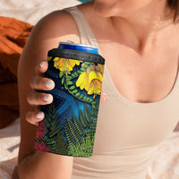 Tui Bird New Zealand Starry Sky 4 in 1 Can Cooler Tumbler Maori Koru LT7 - Polynesian Pride