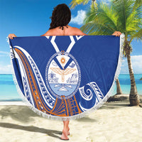 Yokwe Marshall Islands Personalized Beach Blanket Jemenei Day - Seashell Necklace LT7 - Polynesian Pride
