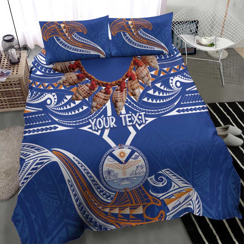 Yokwe Marshall Islands Personalized Bedding Set Jemenei Day - Seashell Necklace LT7 - Polynesian Pride