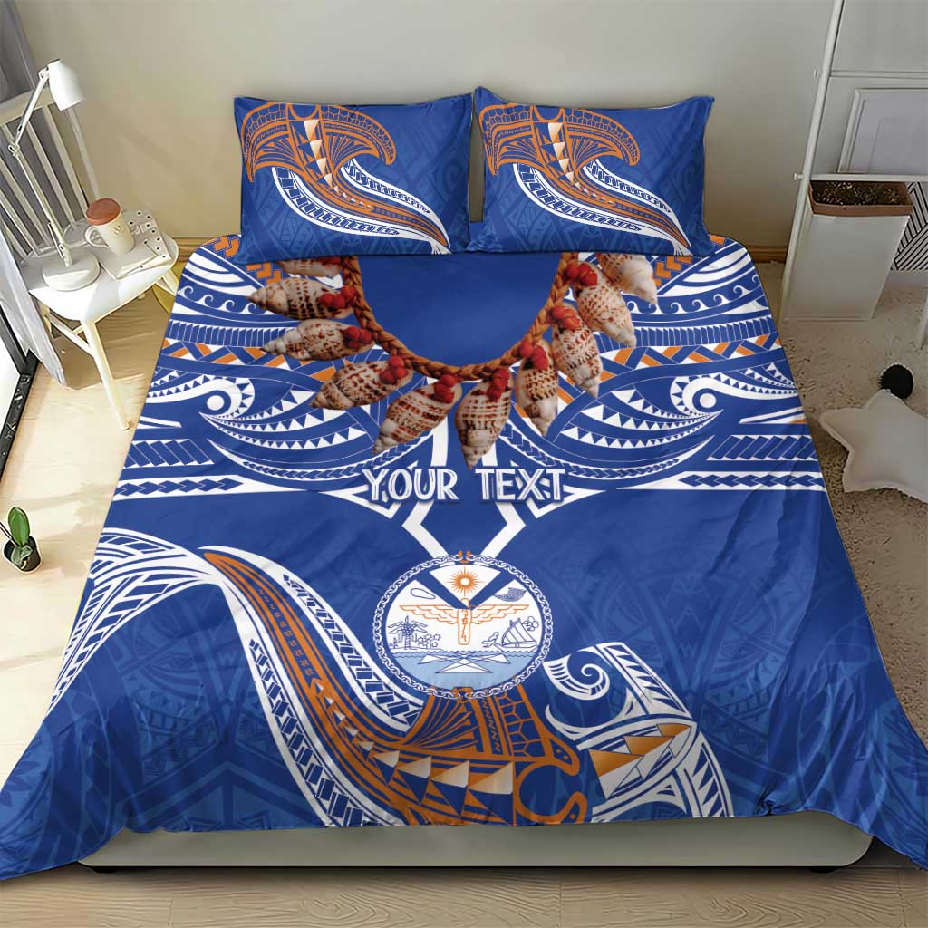 Yokwe Marshall Islands Personalized Bedding Set Jemenei Day - Seashell Necklace LT7 - Polynesian Pride