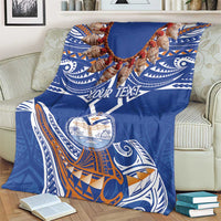 Yokwe Marshall Islands Personalized Blanket Jemenei Day - Seashell Necklace LT7 - Polynesian Pride