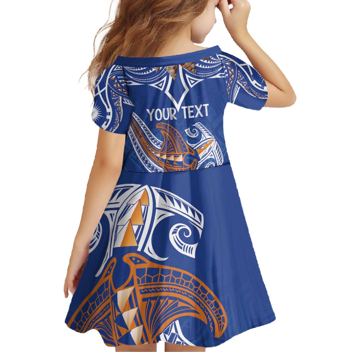 Yokwe Marshall Islands Personalized Family Matching Off The Shoulder Long Sleeve Dress and Hawaiian Shirt Jemenei Day - Seashell Necklace