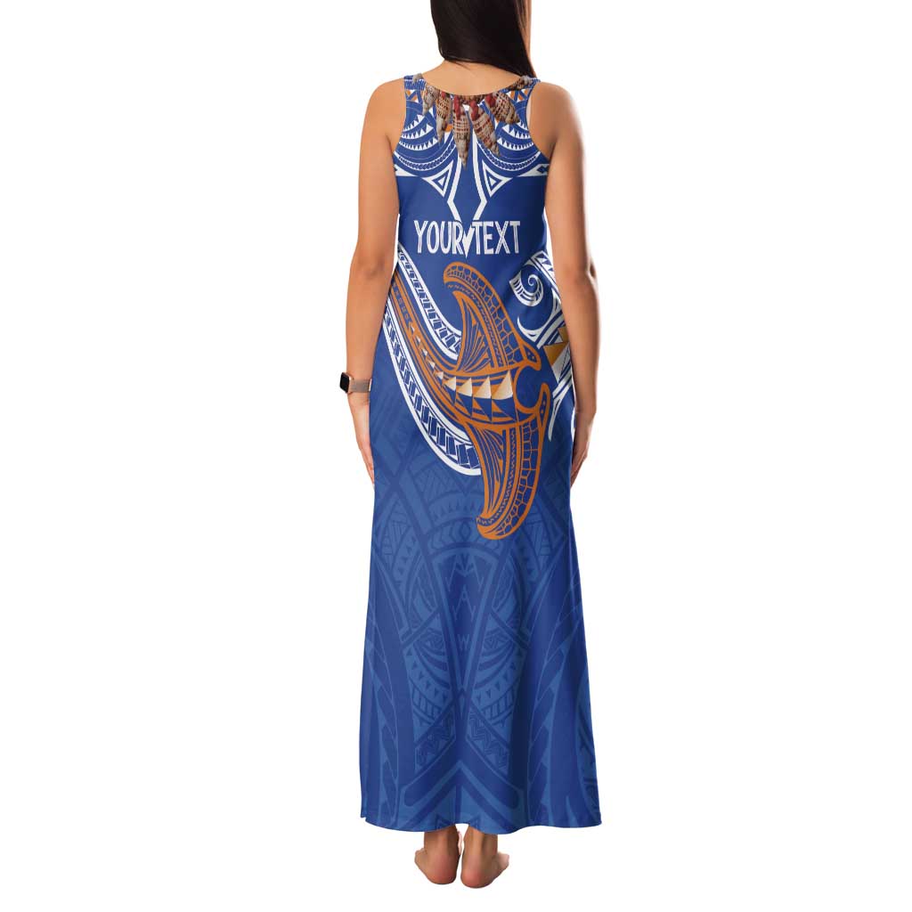 Yokwe Marshall Islands Personalized Family Matching Tank Maxi Dress and Hawaiian Shirt Jemenei Day - Seashell Necklace LT7 - Polynesian Pride