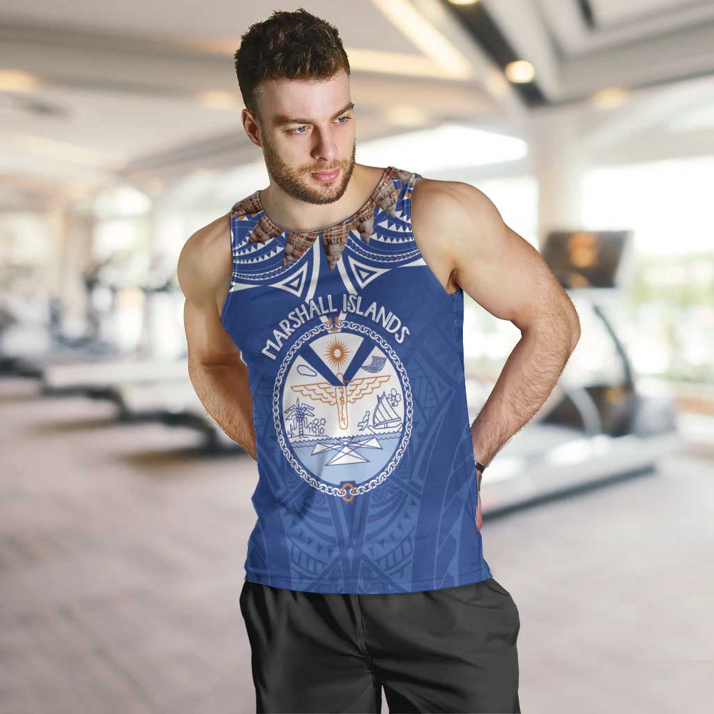 Yokwe Marshall Islands Personalized Men Tank Top Jemenei Day - Seashell Necklace