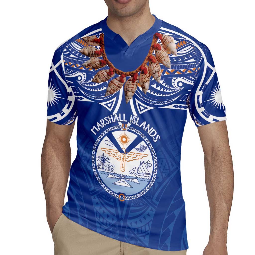 Yokwe Marshall Islands Personalized Rugby Jersey Jemenei Day - Seashell Necklace
