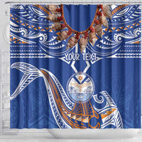 Yokwe Marshall Islands Personalized Shower Curtain Jemenei Day - Seashell Necklace LT7 - Polynesian Pride