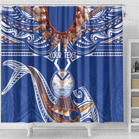 Yokwe Marshall Islands Personalized Shower Curtain Jemenei Day - Seashell Necklace LT7 - Polynesian Pride