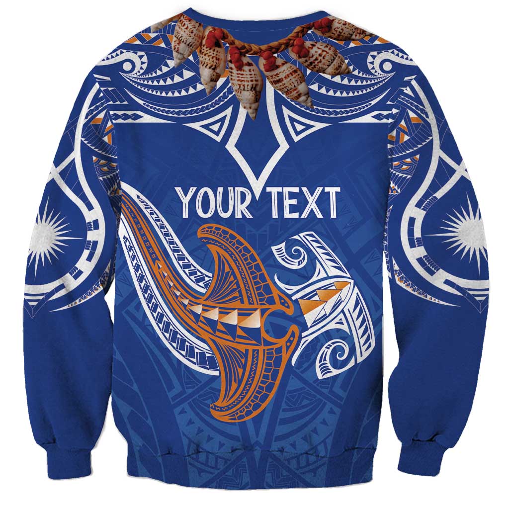 Yokwe Marshall Islands Personalized Sweatshirt Jemenei Day - Seashell Necklace LT7 - Polynesian Pride