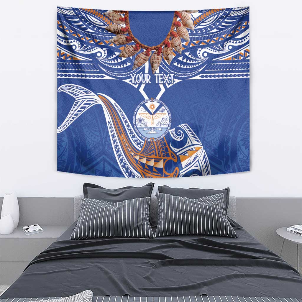 Yokwe Marshall Islands Personalized Tapestry Jemenei Day - Seashell Necklace LT7 - Polynesian Pride
