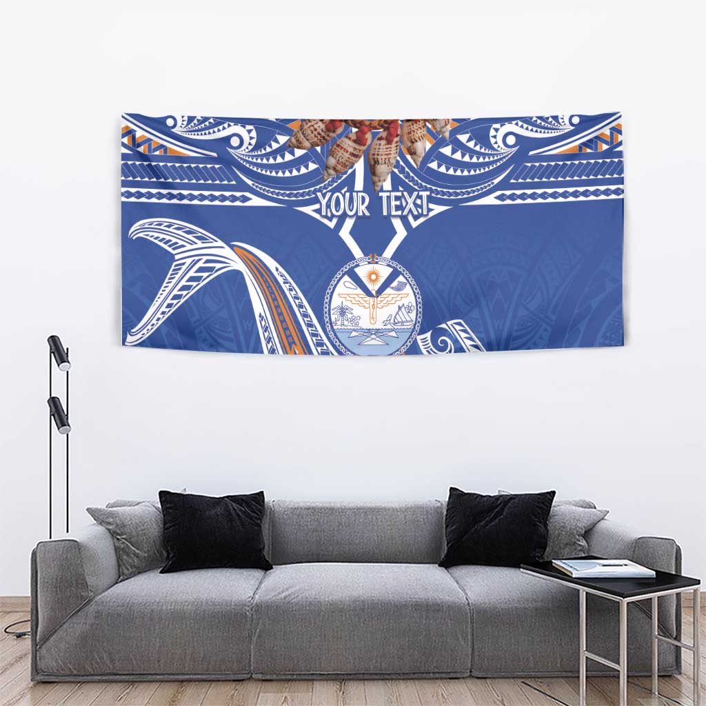 Yokwe Marshall Islands Personalized Tapestry Jemenei Day - Seashell Necklace LT7 - Polynesian Pride