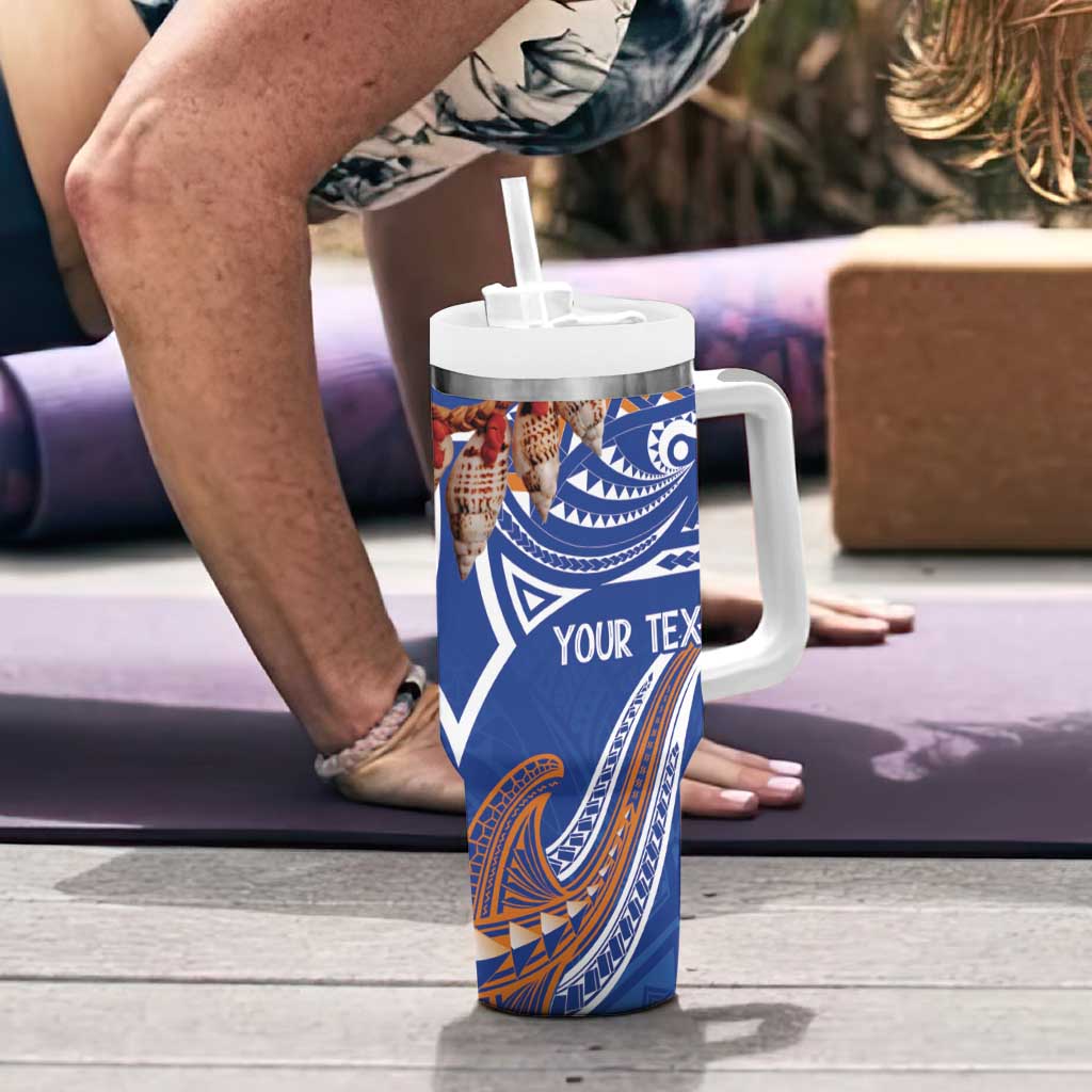Yokwe Marshall Islands Personalized Tumbler With Handle Jemenei Day - Seashell Necklace LT7 - Polynesian Pride