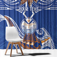 Yokwe Marshall Islands Personalized Window Curtain Jemenei Day - Seashell Necklace LT7 - Polynesian Pride