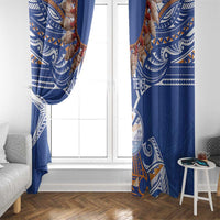 Yokwe Marshall Islands Personalized Window Curtain Jemenei Day - Seashell Necklace LT7 - Polynesian Pride