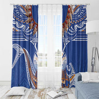 Yokwe Marshall Islands Personalized Window Curtain Jemenei Day - Seashell Necklace LT7 - Polynesian Pride
