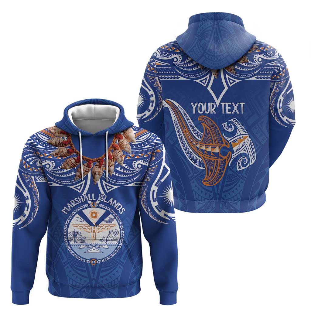 Yokwe Marshall Islands Personalized Zip Hoodie Jemenei Day - Seashell Necklace LT7 - Polynesian Pride