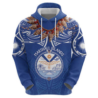 Yokwe Marshall Islands Personalized Zip Hoodie Jemenei Day - Seashell Necklace LT7 - Polynesian Pride