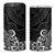 Hawaii 4 in 1 Can Cooler Tumbler Plumeria Black Curves